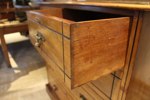 CHEST OF DRAWERS MAPLE CO ARTS CRAFTS WALNUT C1880 - ADDITIONAL PHOTO 3
