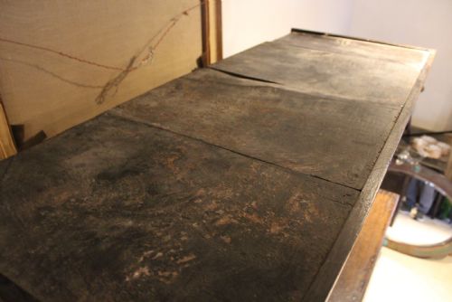 COURT CUPBOARD RARE CHARLES I OAK SMALL DATED 1633 - ADDITIONAL PHOTO 15
