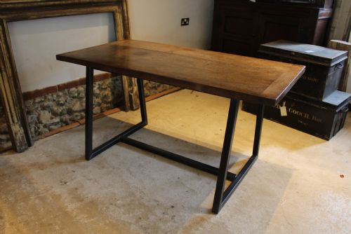 TABLE OAK REFECTORY FARMHOUSE DINING GEORGE III C1790 - ADDITIONAL PHOTO 6