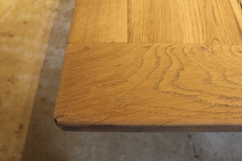 TABLE REFECTORY FRENCH MONASTIC SCRUB TOP OAK FARMHOUSE C1920 - ADDITIONAL PHOTO 6
