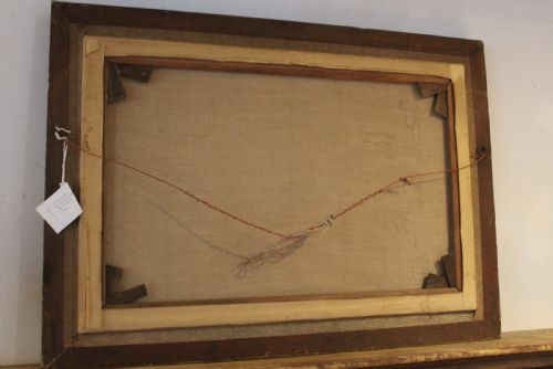 FRANK WORMALD CASSELL 18621908 OIL ON CANVAS TERRIERS C1890 - ADDITIONAL PHOTO 3