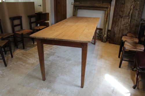 TABLE REFECTORY FARMHOUSE DINING OAK SEATS 810 C1900 - ADDITIONAL PHOTO 3