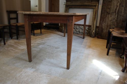 TABLE REFECTORY FARMHOUSE DINING OAK SEATS 810 C1900 - ADDITIONAL PHOTO 5