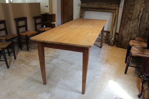 TABLE REFECTORY FARMHOUSE DINING OAK SEATS 810 C1900 - ADDITIONAL PHOTO 7