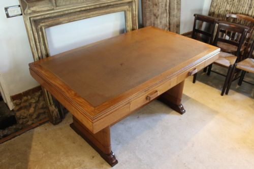 DESK RARE ART DECO WALNUT FORMERLY BODLEIAN LIBRARY OXFORD UNI C1925 - ADDITIONAL PHOTO 2