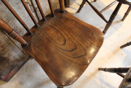 CHAIRS TRUE SET OF SIX VICTORIAN WINDSOR DINING C1870 - ADDITIONAL PHOTO 3