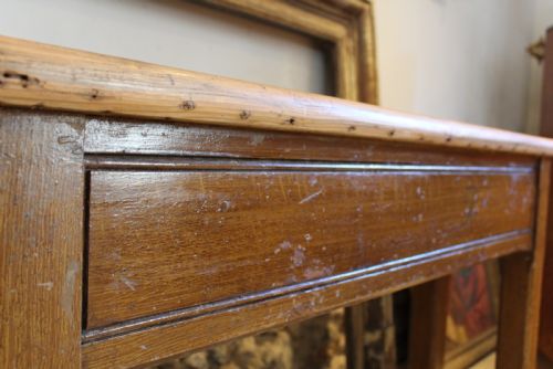 TABLE HOLKHAM HALL STABLES SIDE HALL CONSOLE TABLE VICTORIAN C1850 - ADDITIONAL PHOTO 9