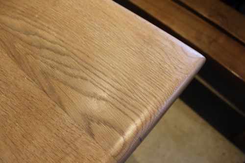 TABLE VICTORIAN OAK REFECTORY FARMHOUSE DINING C1890 - ADDITIONAL PHOTO 5