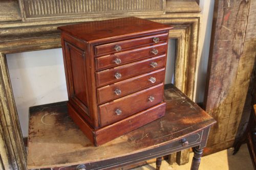 CHEST OF DRAWERS MINIATURE APPRENTICE COLLECTORS VICTORIAN C1880 - ADDITIONAL PHOTO 1