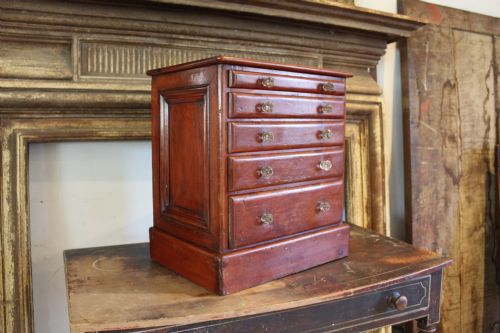 CHEST OF DRAWERS MINIATURE APPRENTICE COLLECTORS VICTORIAN C1880 - ADDITIONAL PHOTO 7