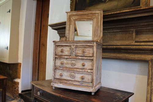 CHEST OF DRAWERS FRENCH MINIATURE APPRENTICE C1880 - ADDITIONAL PHOTO 1