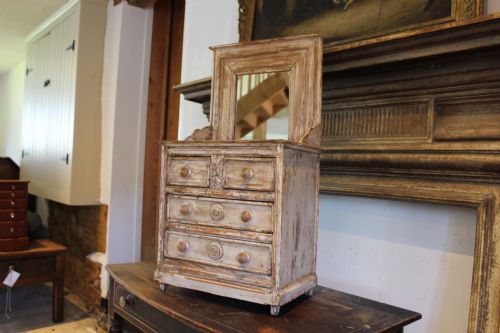 CHEST OF DRAWERS FRENCH MINIATURE APPRENTICE C1880 - ADDITIONAL PHOTO 7