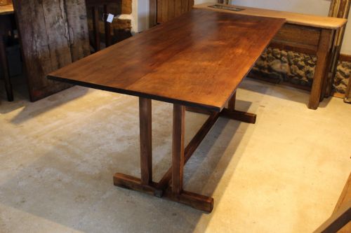 TABLE REFECTORY ARTS AND CRAFTS TEAK THE MUSIC HOUSE NORWICH C1930