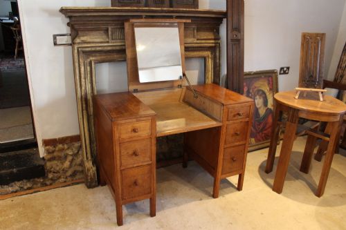 HEAL SONS HEALS FINE OAK DRESSING CHEST OF DRAWERS C1930 - ADDITIONAL PHOTO 6