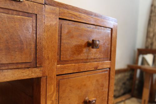 HEAL SONS HEALS FINE OAK DRESSING CHEST OF DRAWERS C1930 - ADDITIONAL PHOTO 11