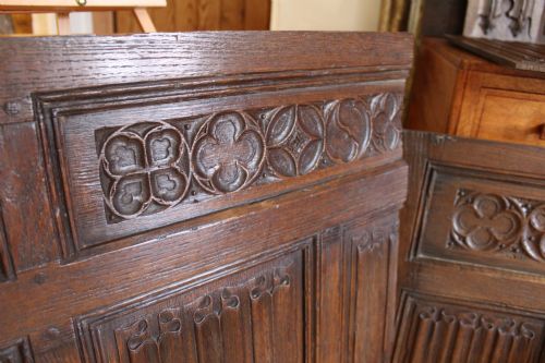 CARVED OAK PANELS LARGE COLLECTION OF 16TH 17TH CENTURY - ADDITIONAL PHOTO 2