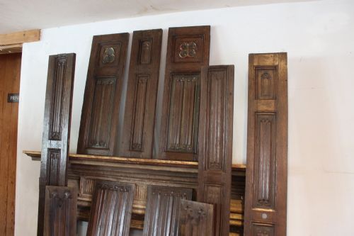 CARVED OAK PANELS LARGE COLLECTION OF 16TH 17TH CENTURY - ADDITIONAL PHOTO 8