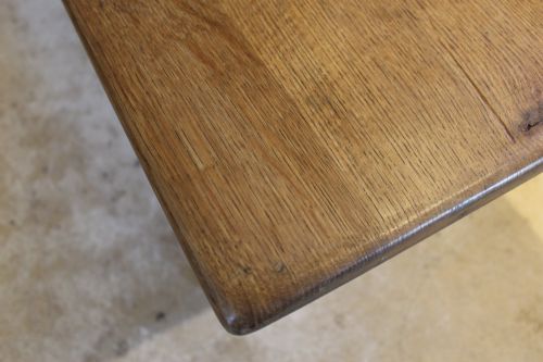 TABLE OAK ARTS CRAFTS REFECTORY FARMHOUSE DINING TABLE C1900 - ADDITIONAL PHOTO 6