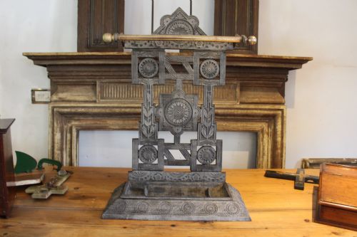 RARE ARTS CRAFTS CAST IRON STICK STAND BY THOMAS JECKYLL C1870 - ADDITIONAL PHOTO 3