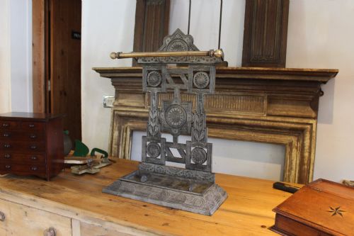 RARE ARTS CRAFTS CAST IRON STICK STAND BY THOMAS JECKYLL C1870 - ADDITIONAL PHOTO 10