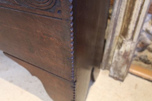 COFFER RARE WELSH GOWER PENINSULA SIX PLANK ELM C1700 - ADDITIONAL PHOTO 7