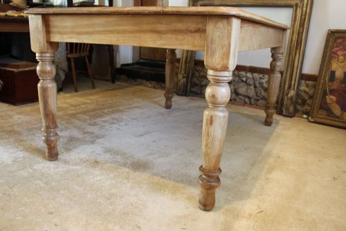 fig 4. Table solid Walnut Refectory Farmhouse Victorian c1870