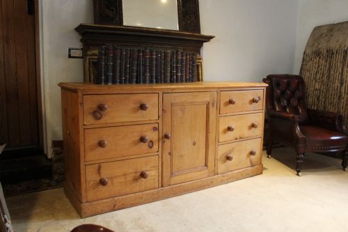 Dresser Sideboard Wonderful Early Victorian Pine  C1840