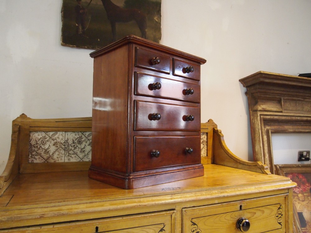 Chest of drawers miniature apprentice Victorian c1890