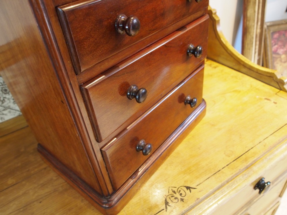 Chest of drawers miniature apprentice Victorian c1890 View V