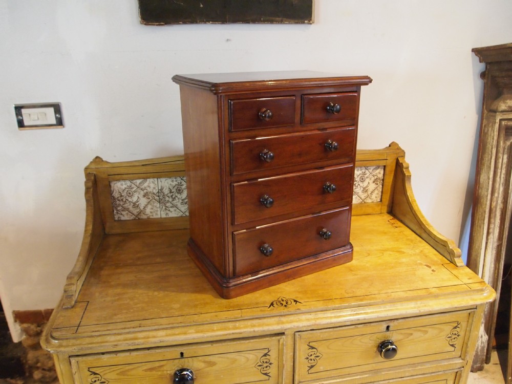 Chest of drawers miniature apprentice Victorian c1890 View VI