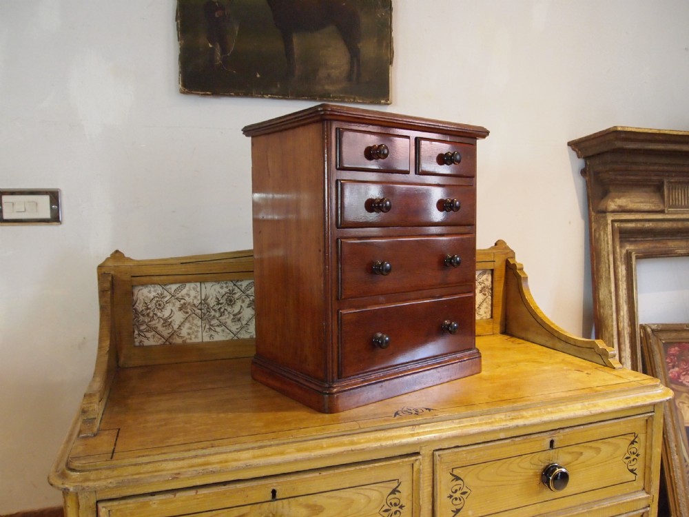 Chest of drawers miniature apprentice Victorian c1890 View IX