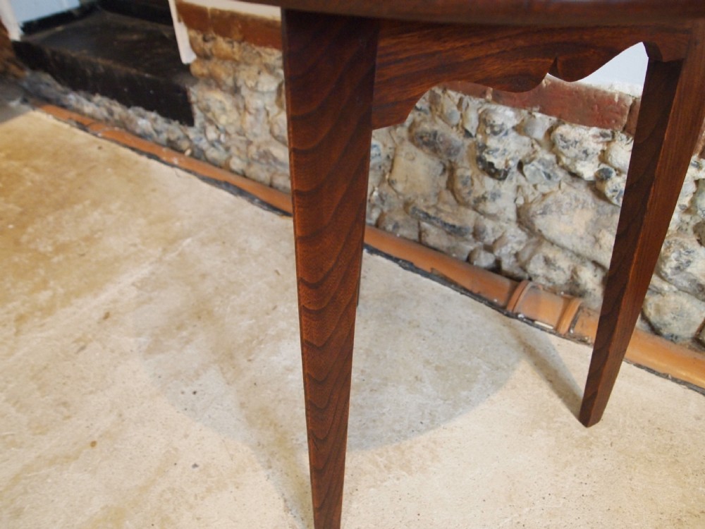 Table cricket table solid Elm George III c1800 View IX