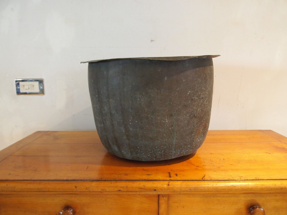 Copper Victorian log bin c1890 View VI