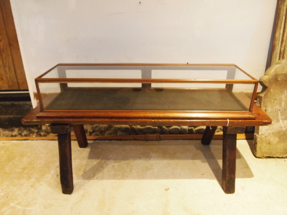 Display case Victorian shop Mahogany c1890 View VII