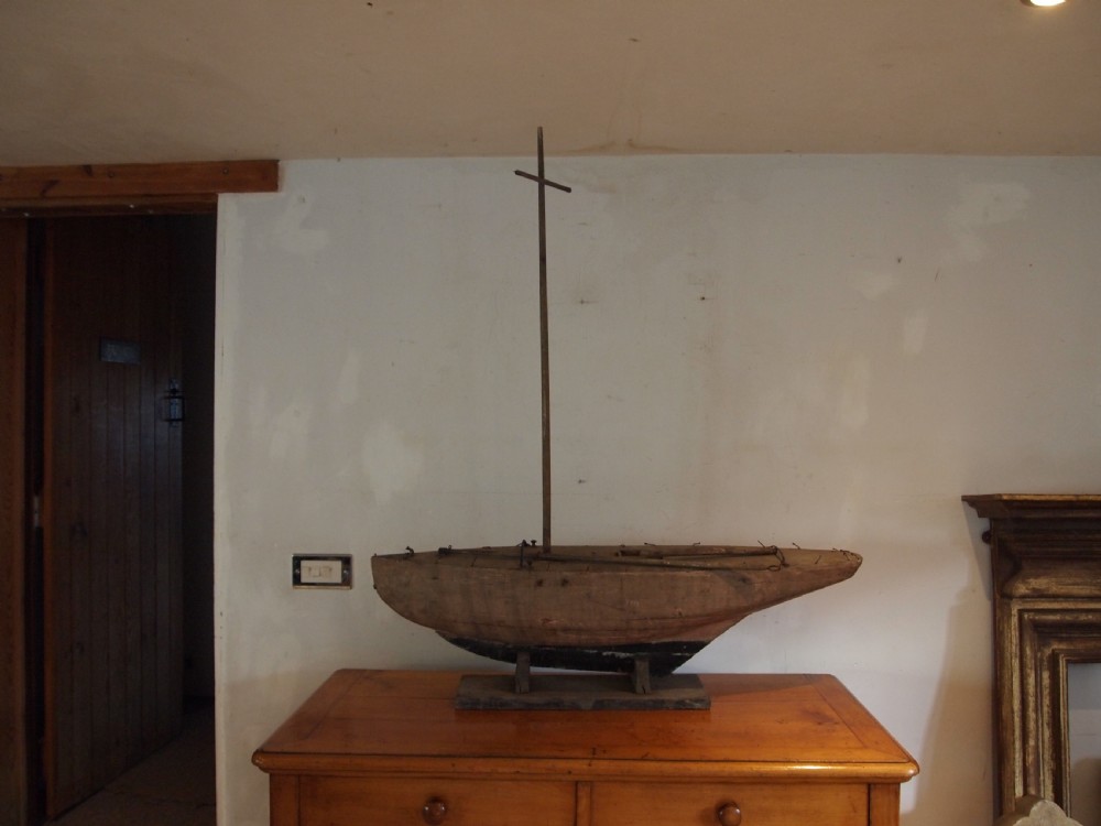 Pond Yacht large folk art Victorian c1880 View VII