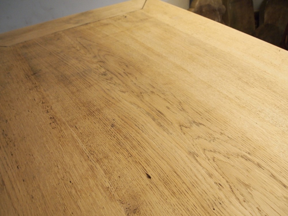 Table French Oak refectory Monastic farmhouse Edwardian c1900 View VII