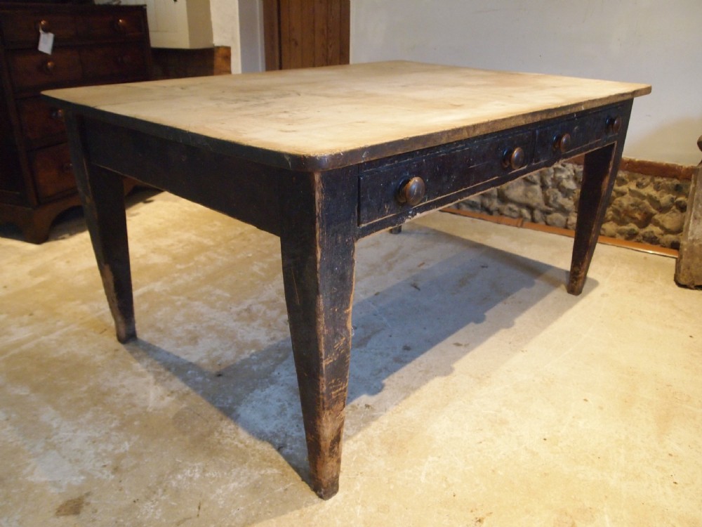 Table rare superb Sycamore George III refectory farmhouse dining c1800