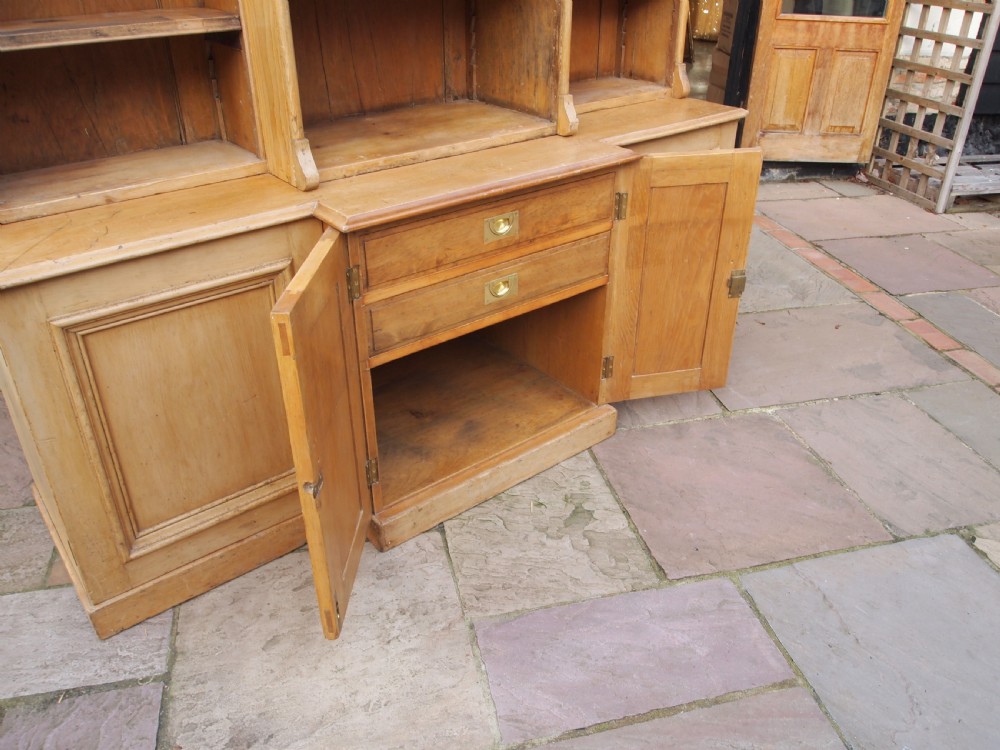 Bookcase stunning early Victorian Pine c1840 View VII