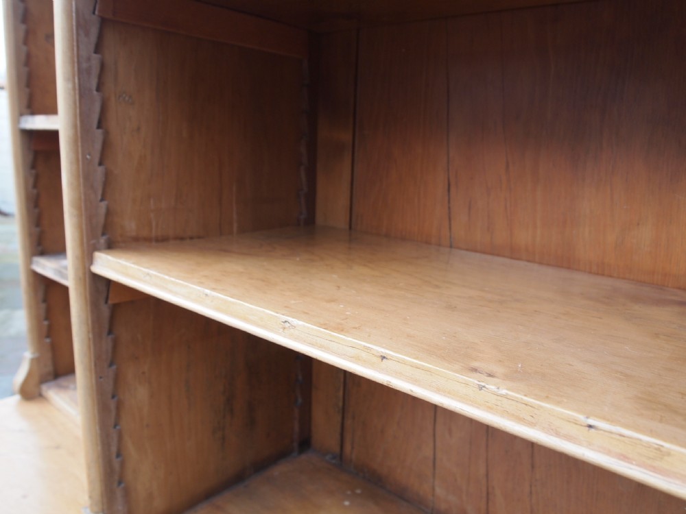 Bookcase stunning early Victorian Pine c1840 View XIII