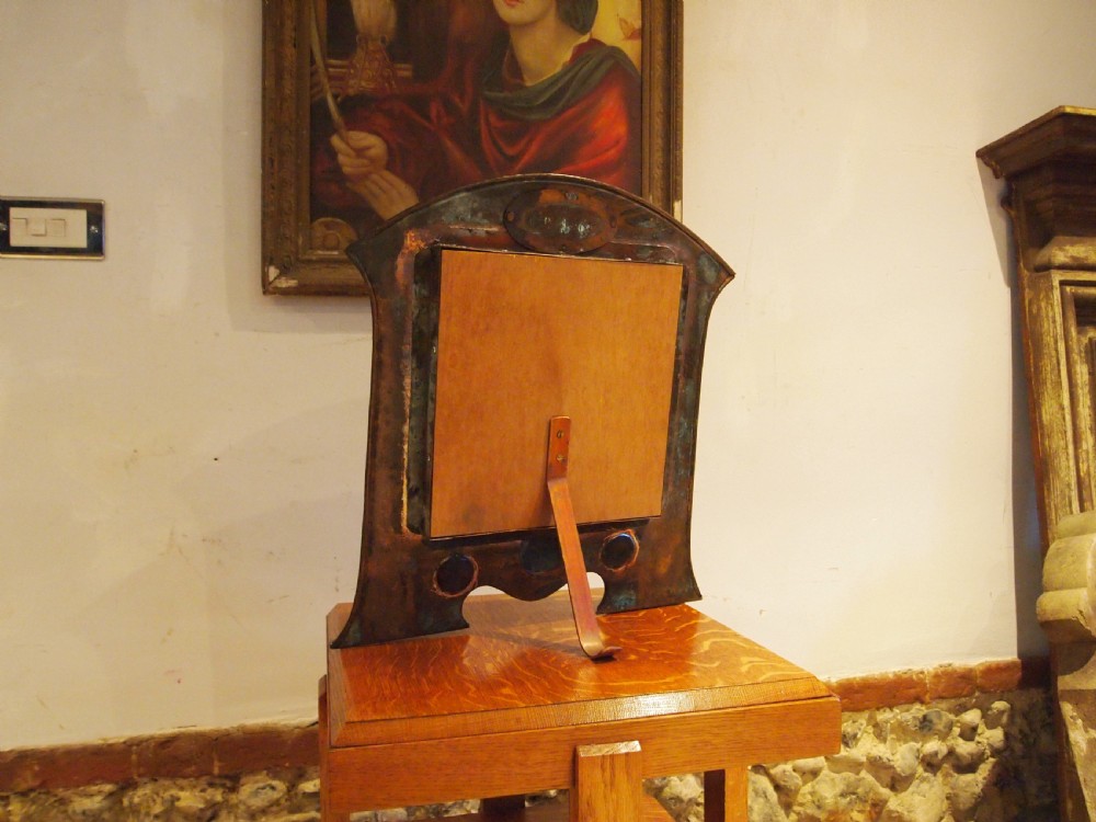 Mirror outstanding large Arts & Crafts Copper c1900 View VII