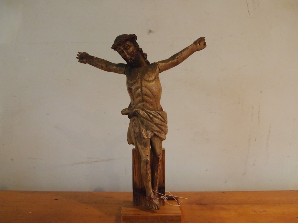 Carved Corpus Christi 18th century figure c1750