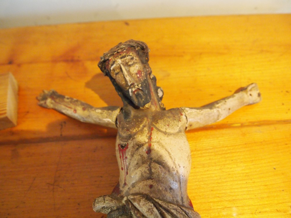 Carved Corpus Christi 18th century figure c1750 View VII