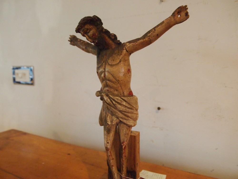 Carved Corpus Christi 18th century figure c1750 View X