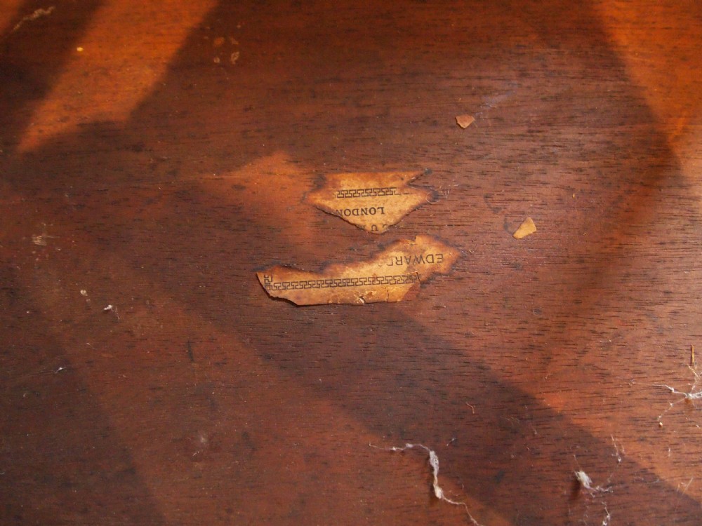 Outstanding Victorian Edwards and Roberts Satinwood table c1880 View IX