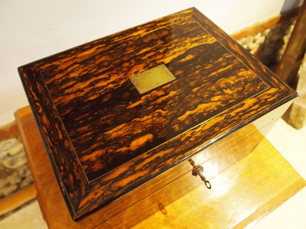 Box vanity outstanding rare Coromandel William Neal 1863 View XVII
