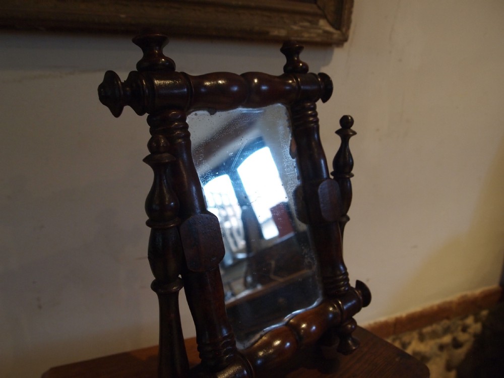 Mirror folk art rare property of Victor Chinnery c1840 View V