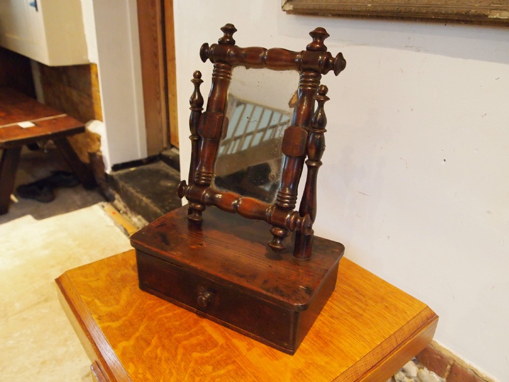 Mirror folk art rare property of Victor Chinnery c1840 View VII