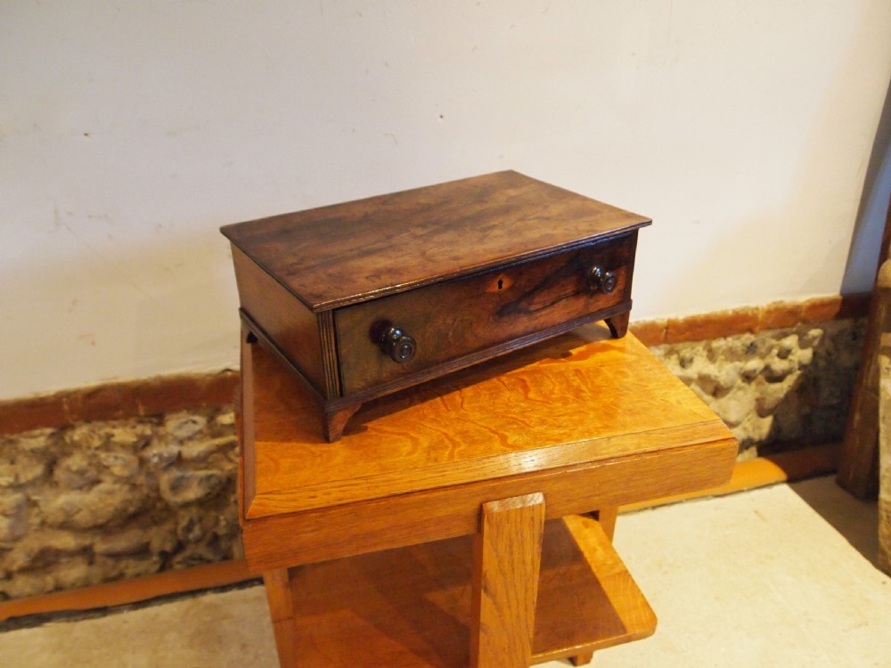 Jewellery box rare George III Rosewood stunning c1790