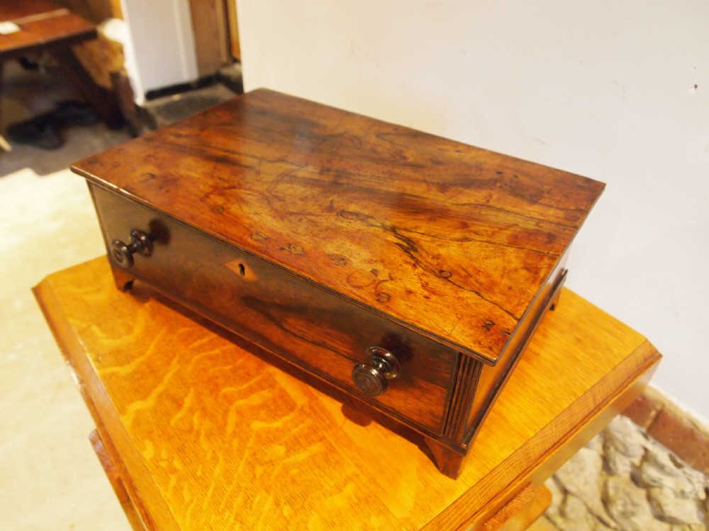 Jewellery box rare George III Rosewood stunning c1790 View III