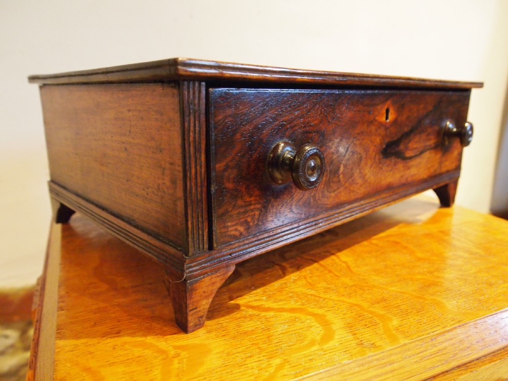 Jewellery box rare George III Rosewood stunning c1790 View VI